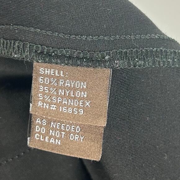 J McLaughlin Black Stretch Knit High Waist Straight Leg Jeans Pants Womens Sz 4 - Picture 7 of 11